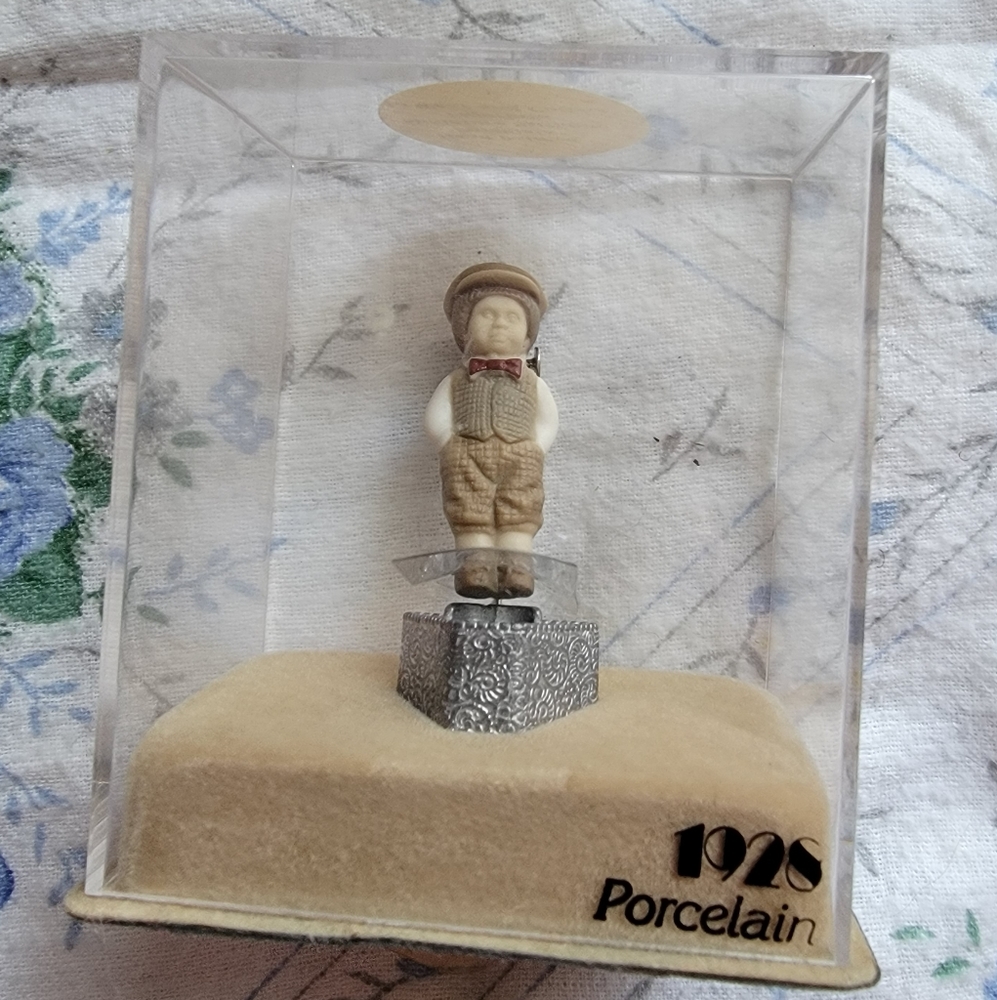 1928 Hand Painted Porcelain Miniature L'il Casey